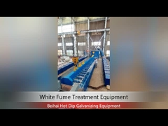 Equipamento de tratamento de fumaça branca Uma fábrica de galvanização limpa