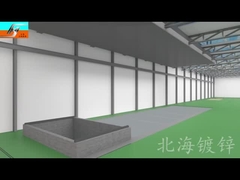 Planta de Galvanização por Imersão a Quente Automática Industrial Linha de Produção Projeto Turnkey