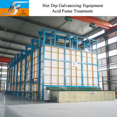 Automatic/Semi-automatic Hot Dip Galvanizing Equipment with High Velocity Pulse Firing System and Chromium-Free Passivator