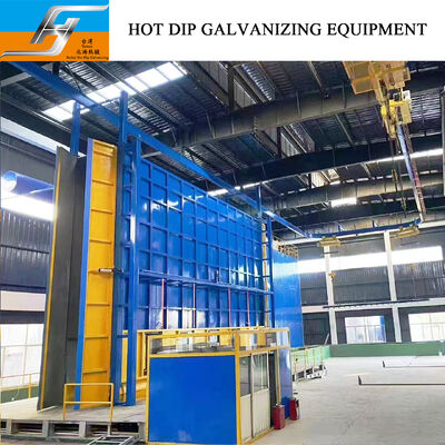 Customized Automatic/Semi-automatic Hot Dip Galvanizing Production Line with Environmental Protection for Steel Structures