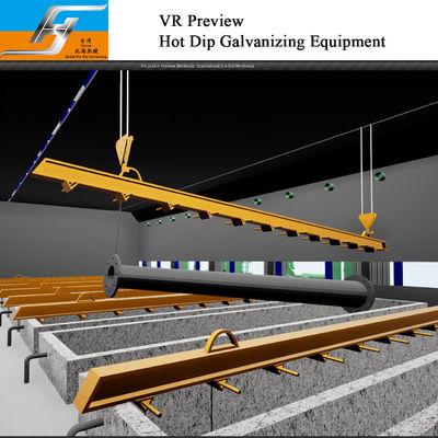 VR Preview Linha de produção de galvanização a quente com design personalizado para projetos chaves na mão